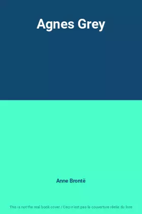 Couverture du produit · Agnes Grey