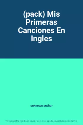 Couverture du produit · (pack) Mis Primeras Canciones En Ingles
