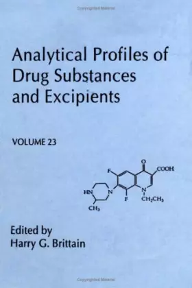 Couverture du produit · Analytical Profiles of Drug Substances and Excipients, Volume 23 (Analytical Profiles of Drug Substances & Excipients)