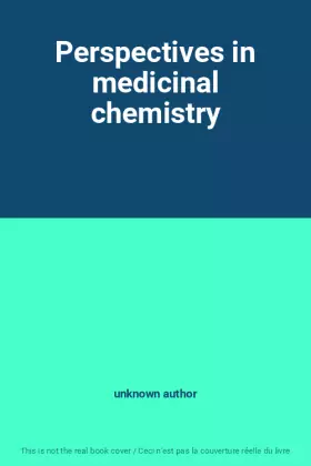 Couverture du produit · Perspectives in medicinal chemistry