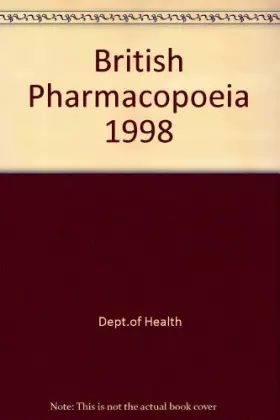 Couverture du produit · British Pharmacopoeia 1998