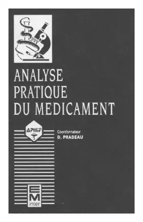 Couverture du produit · L'Analyse pratique du médicament