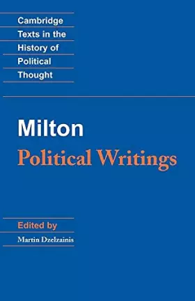 Couverture du produit · Milton: Political Writings (Cambridge Texts in the History of Political Thought)