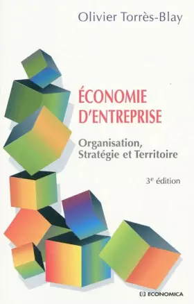 Couverture du produit · Économie d'entreprise : Organisation, stratégie et territoire