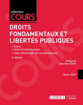 Couverture du produit · Droits fondamentaux et libertés publiques: Cours - tests d'évaluation - Index thématique des jurisprudences (2020)
