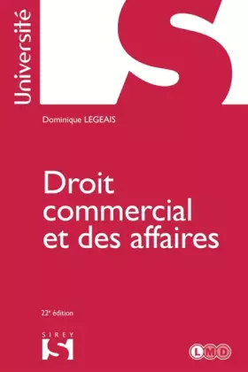 Couverture du produit · Droit commercial et des affaires - 22e éd.