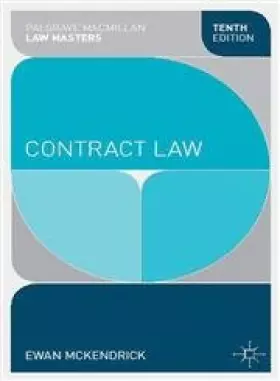Couverture du produit · Contract Law (Palgrave Law Masters)