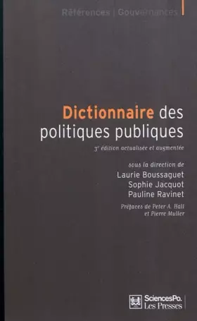 Couverture du produit · Dictionnaire des politiques publiques