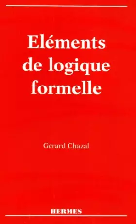 Couverture du produit · Eléments de logique formelle