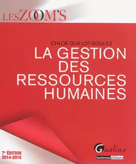 Couverture du produit · La gestion des ressources humaines 2014-2015