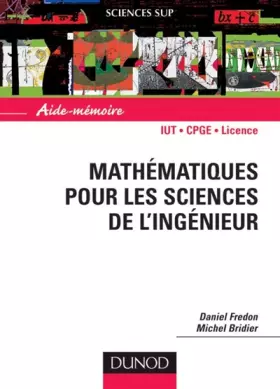 Couverture du produit · Aide mémoire mathématiques pour les sciences de l'ingénieur