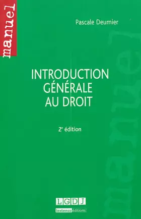 Couverture du produit · Introduction générale au droit