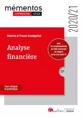 Couverture du produit · Analyse financière