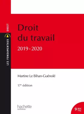 Couverture du produit · Les Fondamentaux Droit du travail 2019-2020