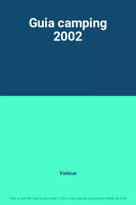 Couverture du produit · Guia camping 2002