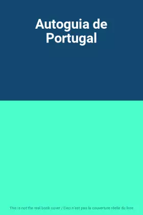 Couverture du produit · Autoguia de Portugal