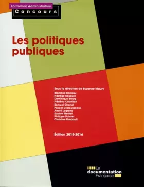 Couverture du produit · Les politiques publiques - Edition 2015-2016