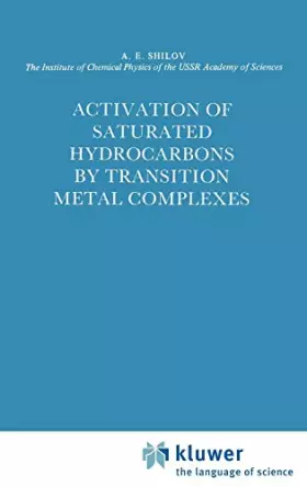 Couverture du produit · Activation of Saturated Hydrocarbons by Transition Metal Complexes: 5