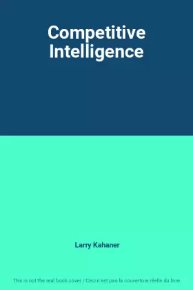 Couverture du produit · Competitive Intelligence