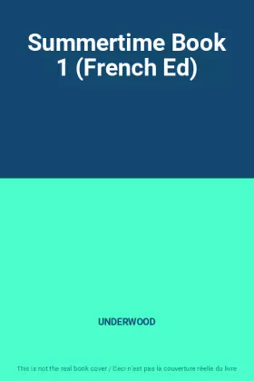 Couverture du produit · Summertime Book 1 (French Ed)