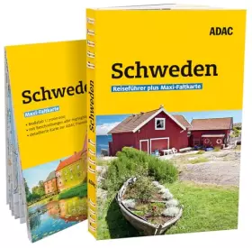 Couverture du produit · ADAC Reiseführer plus Schweden: Mit Maxi-Faltkarte und praktischer Spiralbindung