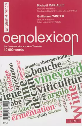 Couverture du produit · Œnolexique (français-anglais)