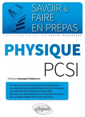 Couverture du produit · Savoir & Faire en Prépas Physique PCSI