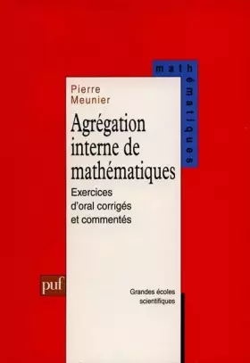 Couverture du produit · Agrégation interne de mathématiques, tome 1