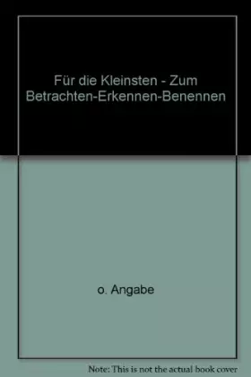 Couverture du produit · Für die Kleinsten