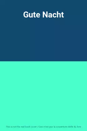 Couverture du produit · Gute Nacht