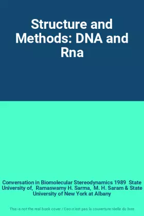 Couverture du produit · Structure and Methods: DNA and Rna