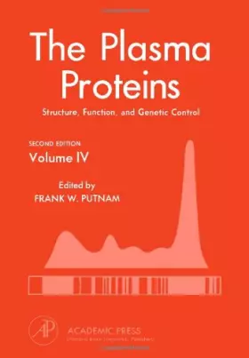 Couverture du produit · Plasma Proteins: Structure, Function, and Genetic Control
