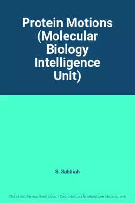 Couverture du produit · Protein Motions (Molecular Biology Intelligence Unit)