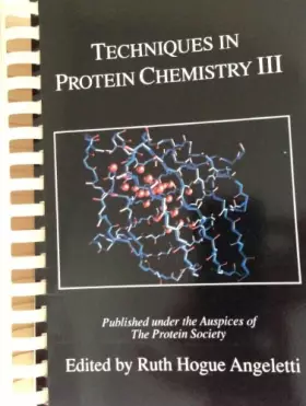 Couverture du produit · Techniques in Protein Chemistry III