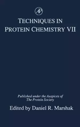 Couverture du produit · Techniques in Protein Chemistry (Volume 7)