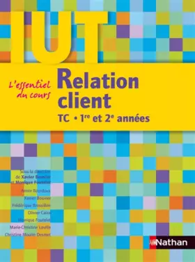 Couverture du produit · Relation client : DUT TC 1re et 2e années