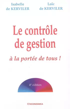 Couverture du produit · Le contrôle de gestion à la portée de tous !