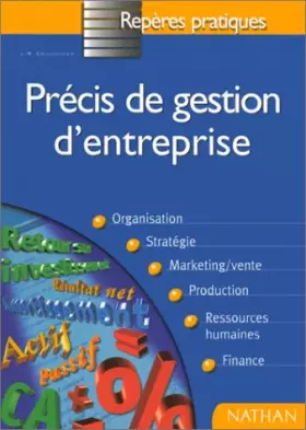 Couverture du produit · RP 42 PRECIS DE GESTION D'ENTREPRISE