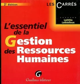 Couverture du produit · L'essentiel de la Gestion des Ressources Humaines