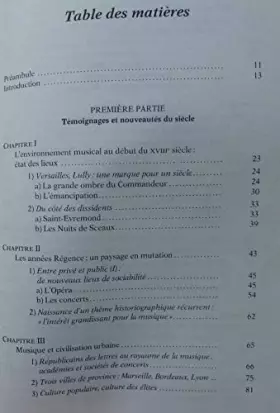 Couverture du produit · La musique dans la ville de Lully à Rameau
