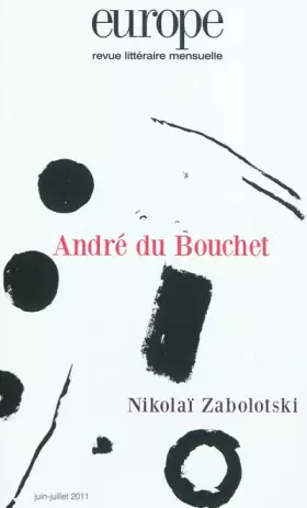 Couverture du produit · Europe, n°986-987, Juin-Juillet : André du Bouchet