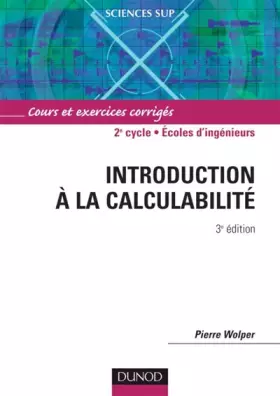 Couverture du produit · Introduction à la calculabilité - 3ème édition