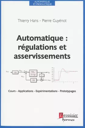 Couverture du produit · Automatique : régulations et asservissements