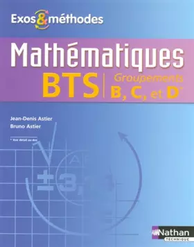 Couverture du produit · Mathématiques BTS Groupements B, C, D