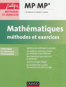 Couverture du produit · Mathématiques Méthodes et Exercices MP - Nouveau programme 2014: Nouveau programme 2014