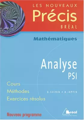 Couverture du produit · Analyse PSI