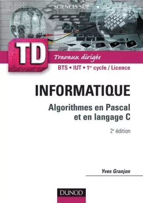 Couverture du produit · TD d' informatique