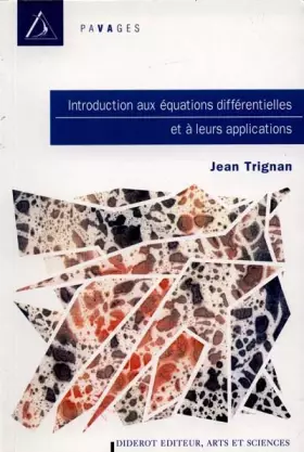 Couverture du produit · Introduction aux équations différentielles et à leurs applications