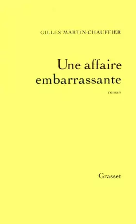 Couverture du produit · Une affaire embarrassante