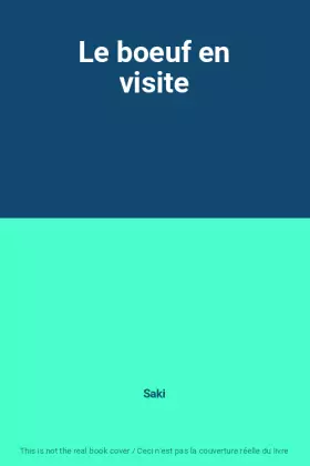 Couverture du produit · Le boeuf en visite